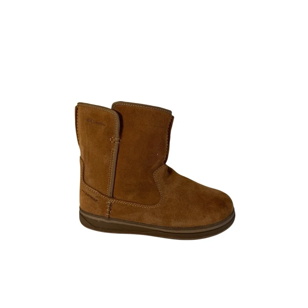 Columbia Youth Snow‎ Boots Chestnut Suede Size 1Y No Box